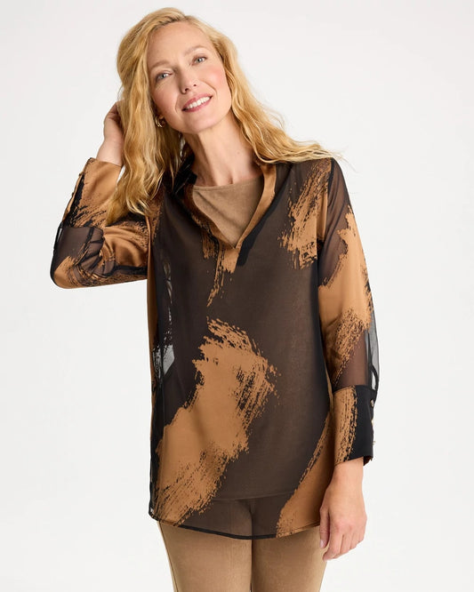 Travelers™ Sheer Burnout Shirt - US 4359