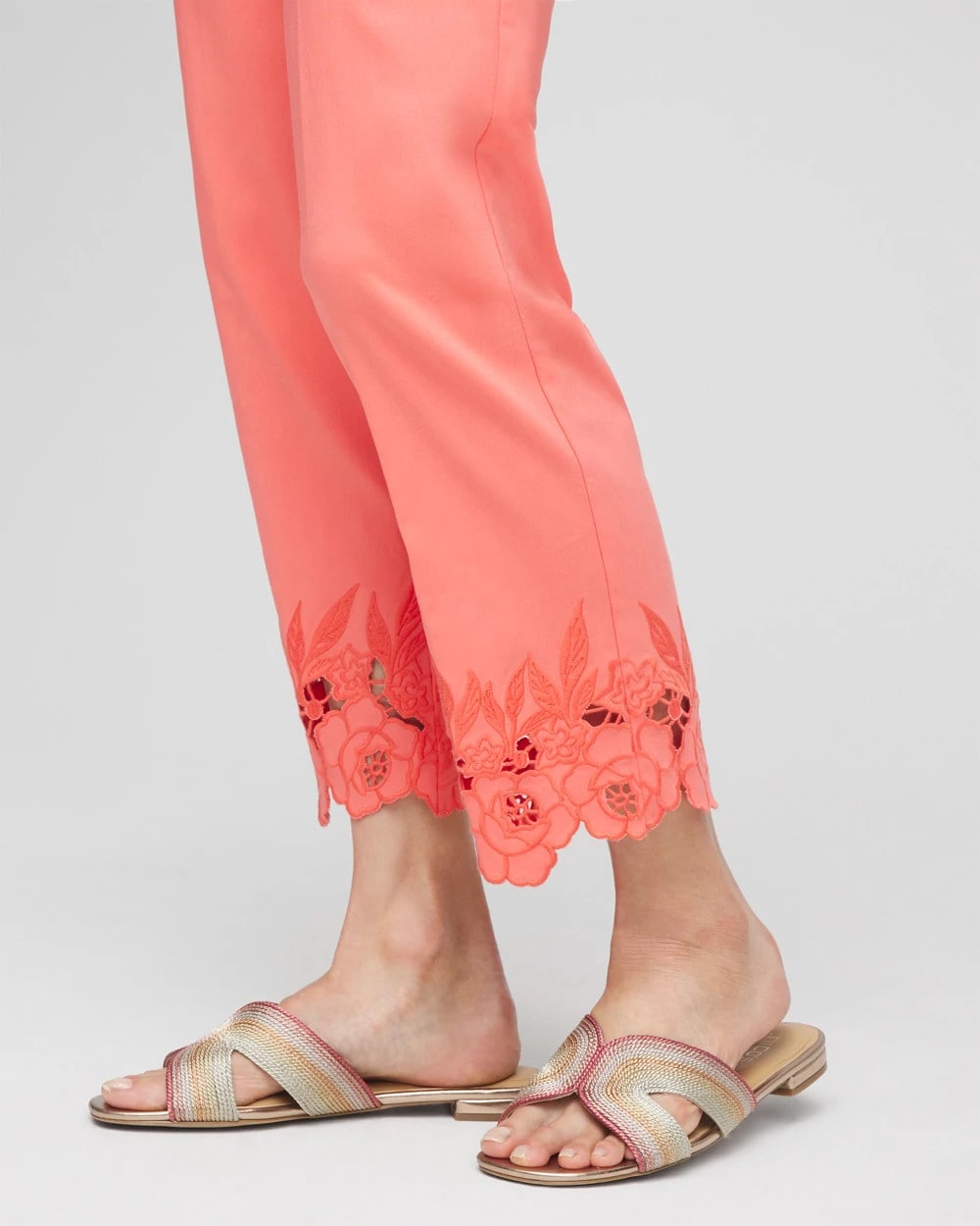 Brigitte™ Cutout Pull-On Cropped Pants - US 1262