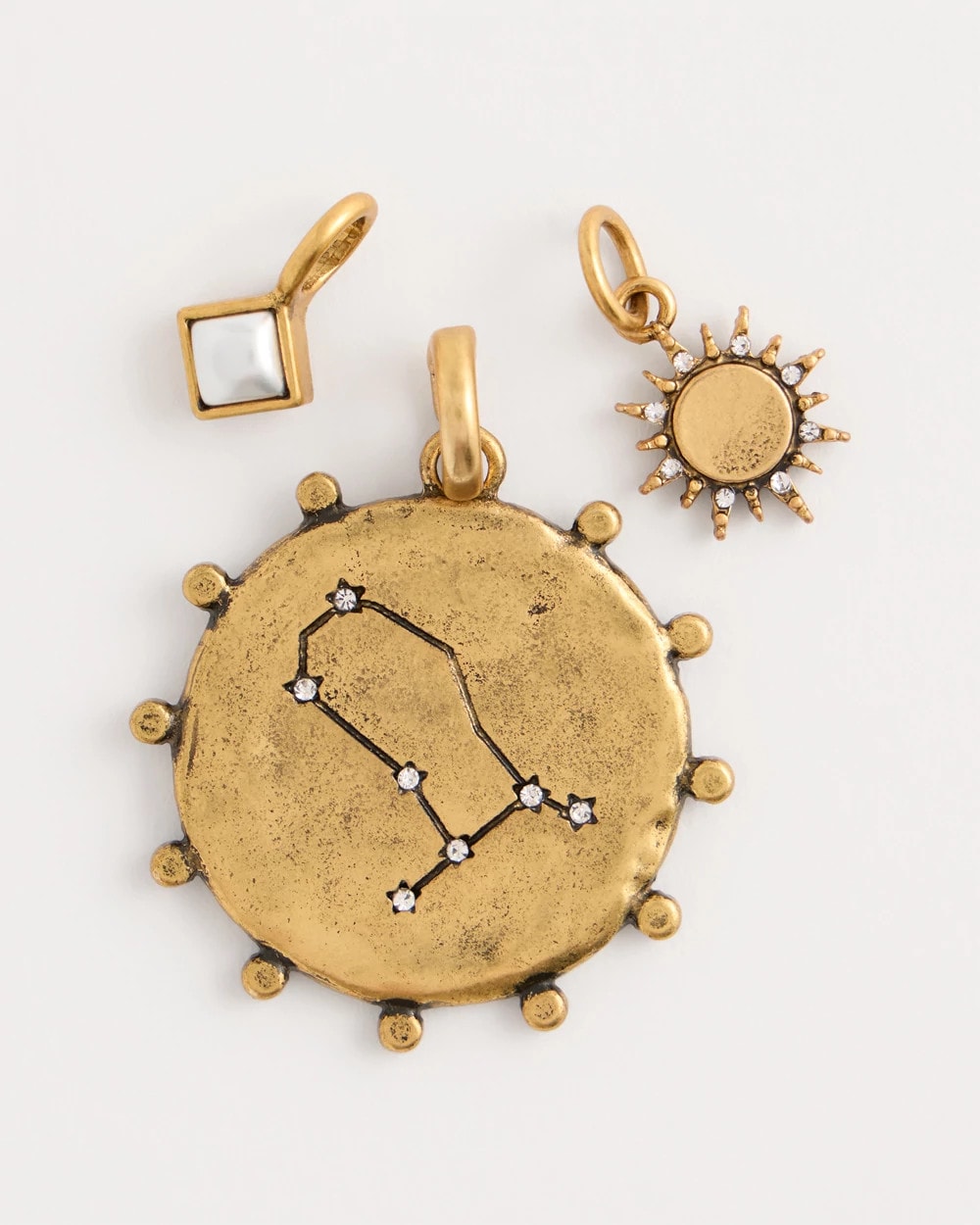 Gemini Zodiac Charm Pendant - US 5337
