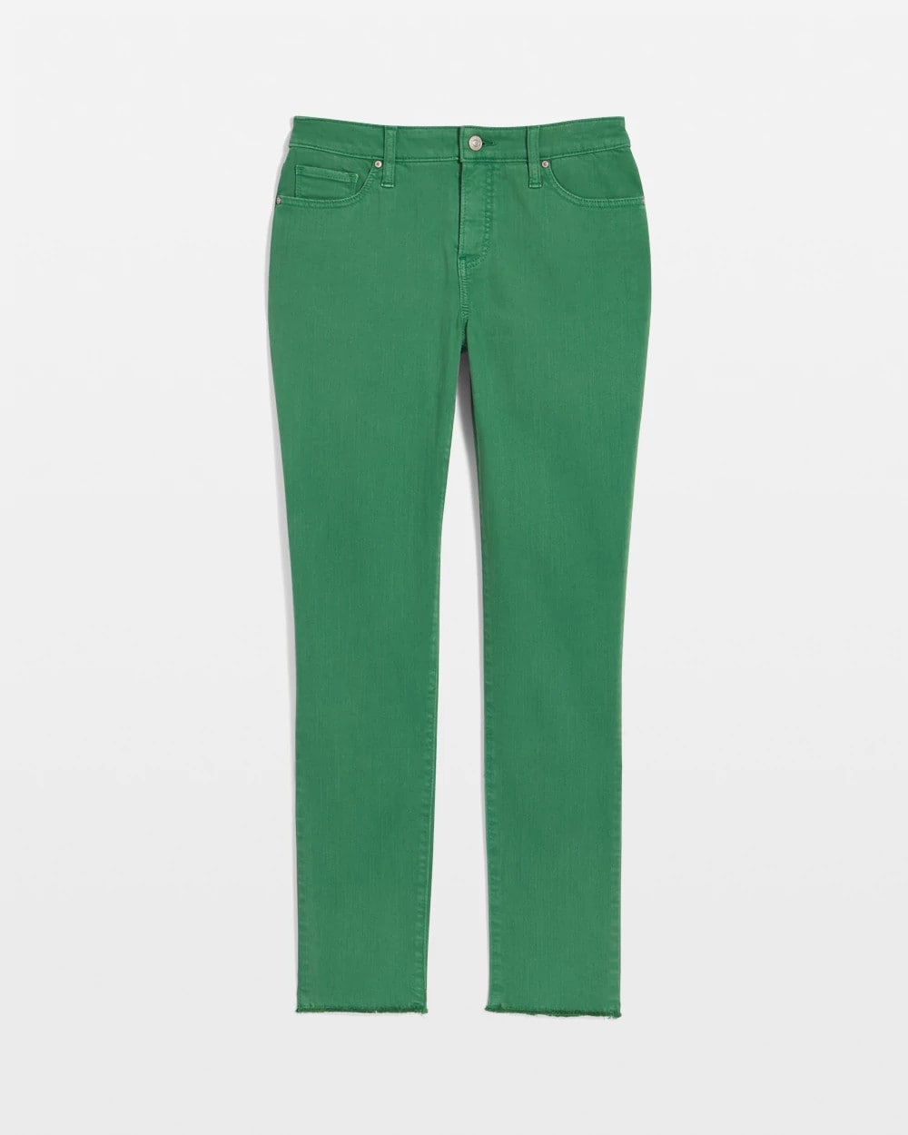 Girlfriend Fray Hem Ankle Jeans - US 8708