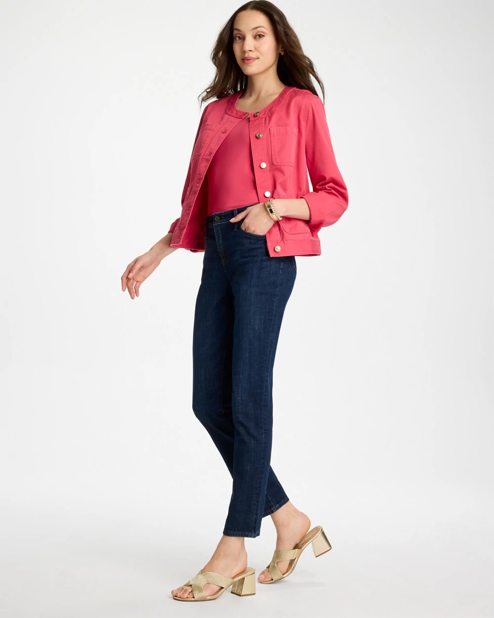Girlfriend Slim Ankle Jeans - US 1879