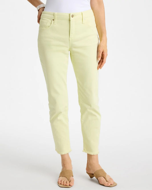 Girlfriend Slim Frayed Crop Jeans - US 9464