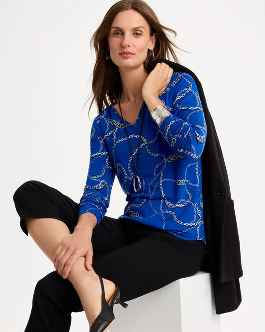 Gilded Touch of Cool™ V-Neck Layering Tee - US 7049