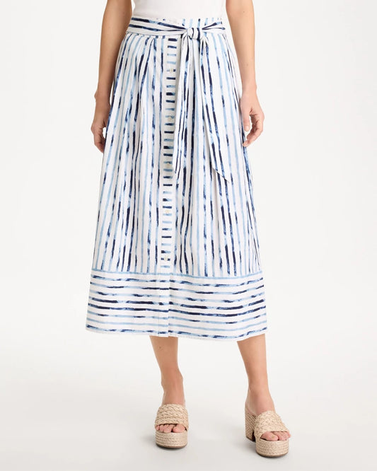 Palermo Striped Tie-Front Skirt - US 5832