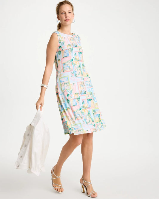 Jersey Knit Positano Shift Dress - US 2871