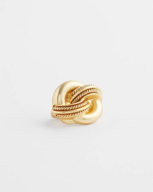 Gold Scarf Ring - US 6959