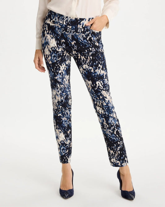 Brigitte™ Slim Swirled Pull-On Ankle Pants - US 7787