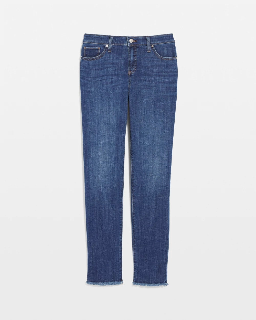 Girlfriend Slim Frayed Ankle Jeans - US 3796