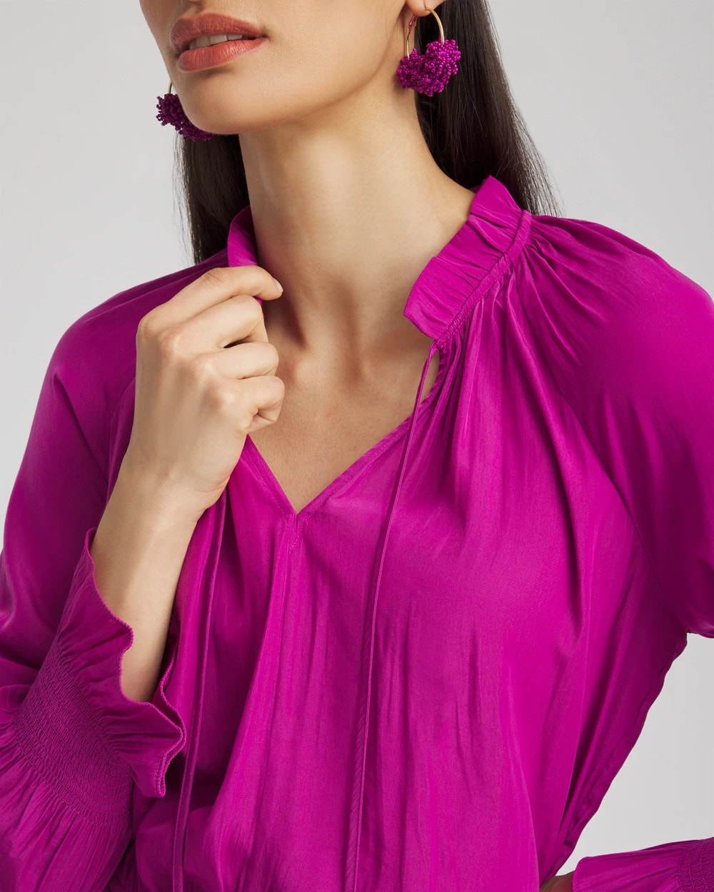 Drop Waist Pleated Tier Dress - US 5103