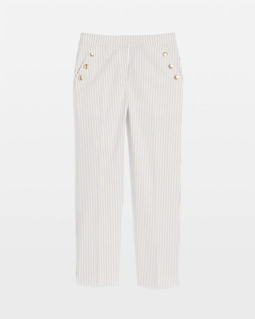 Emme Striped Sailor Straight Crops - US 3325