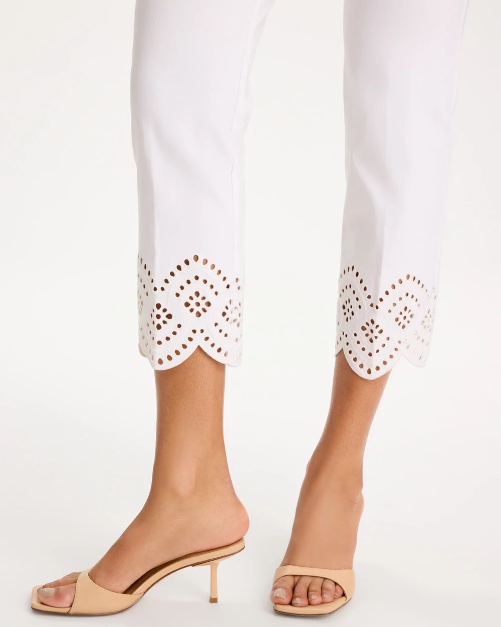 Brigitte™ Slim Scalloped Ankle Pants - US 3563