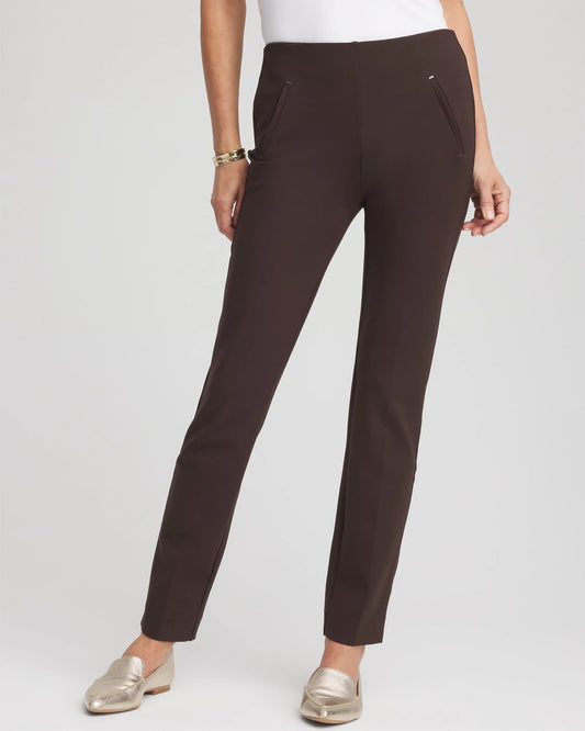 Juliet Slim Trim Detail Ankle Pants - US 8142