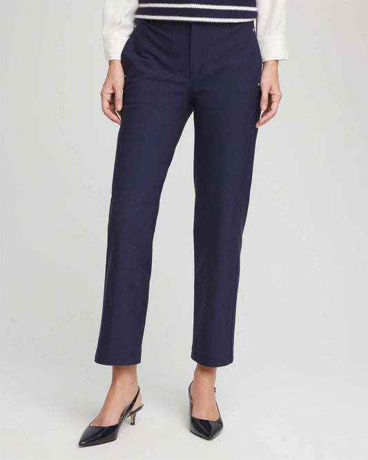 Cotton Straight Ankle Trousers - US 4737