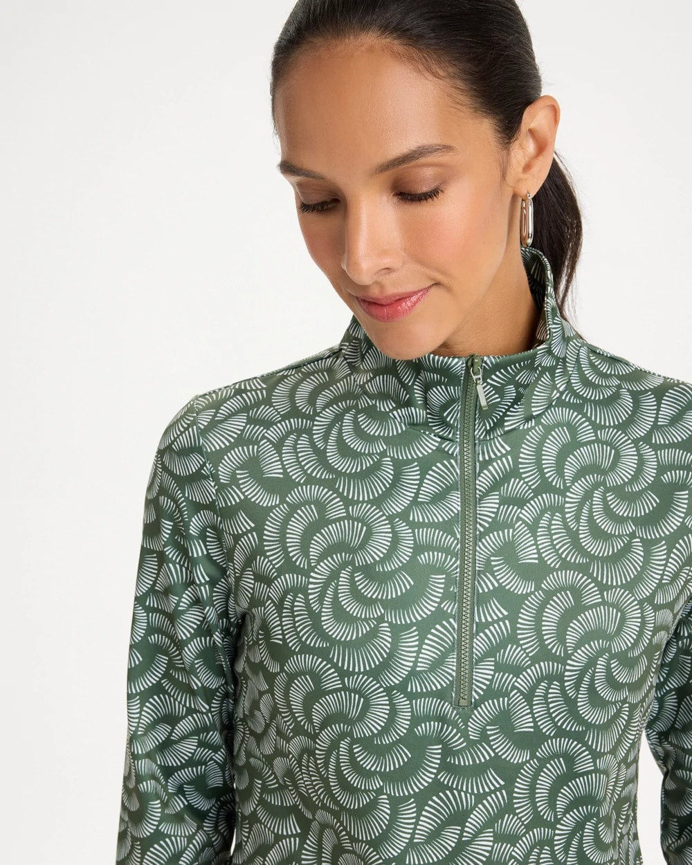 Zenergy® UPF Printed Half Zip - US 9761