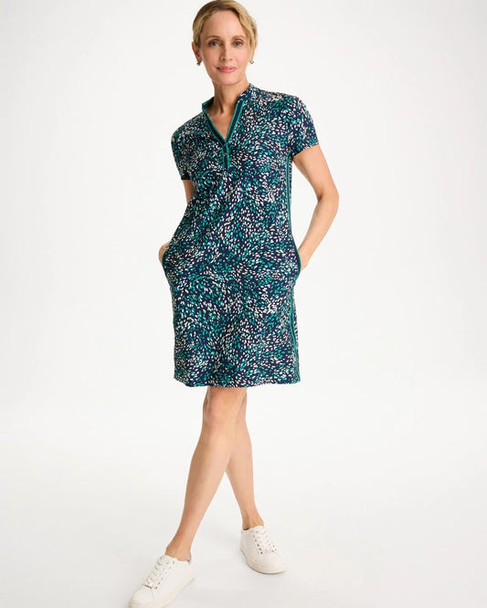 Zenergy® UPF Contrast Trim Dress - US 2223