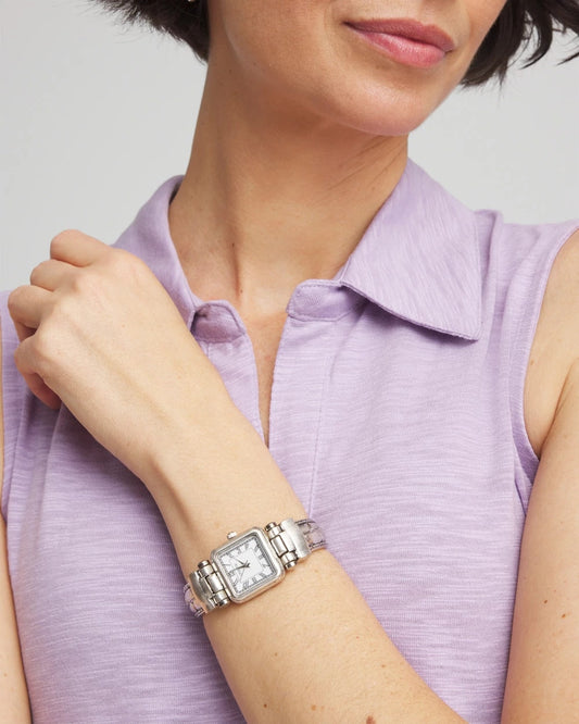 Chico's Originals Vintage Silver Cuff Watch - US 3444
