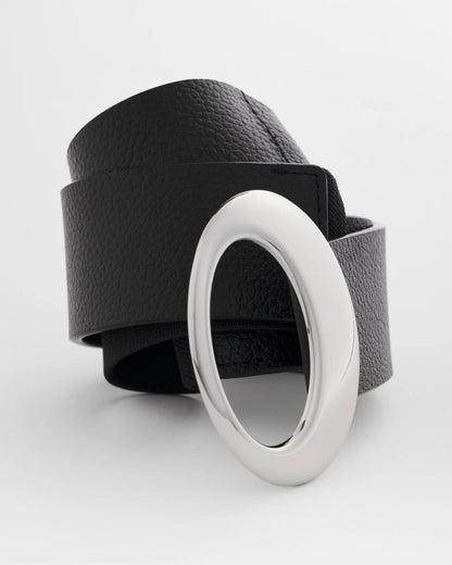 Chico's Women | Soft-Stretch Faux Leather Belt BLACK