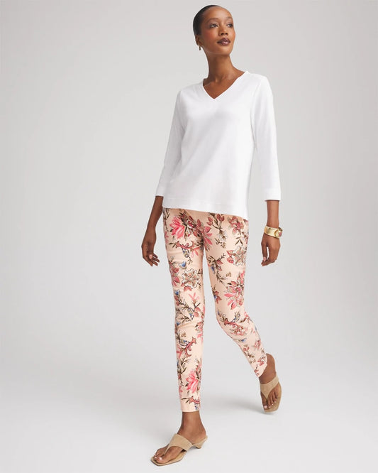Chico's Women | Petite Brigitte™ Pull-On Slim Ankle Pants BLUSHED