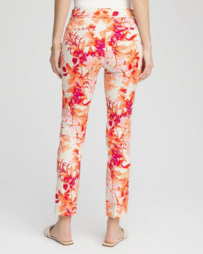 Chico's Women | Brigitte™ Slub Ankle Pants SUNSET PEACH