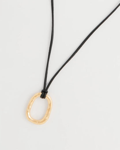 Adjustable Pendant Corded Necklace - US 4668