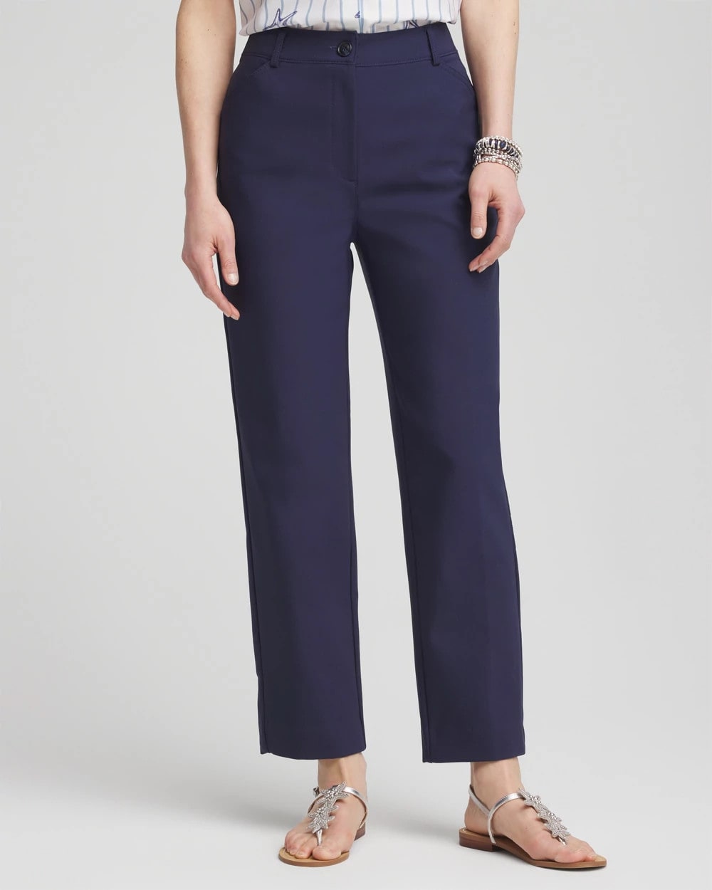 Fly Front Ankle Pants - US 5634