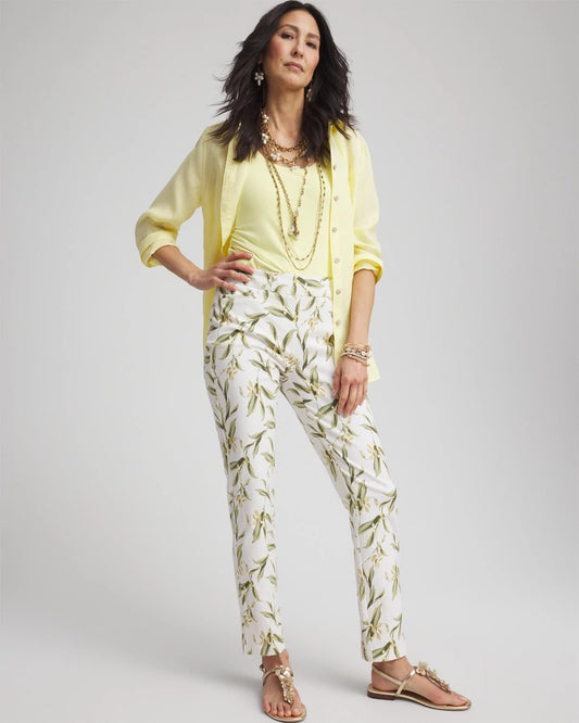 Brigitte™ Slub Slim Ankle Pants - US 7701
