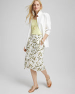 Linen Midi Wrap Skirt - US 7213