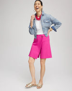 Brigitte™ Pull-On Asymmetrical Wrap Skort - US 3180