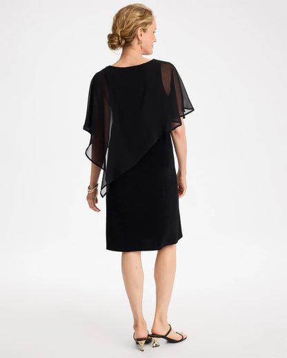 Travelers™ Chiffon Overlay Dress - US 8893