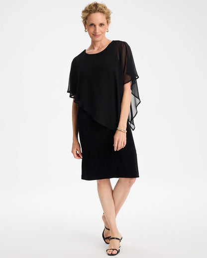 Travelers™ Chiffon Overlay Dress - US 8893