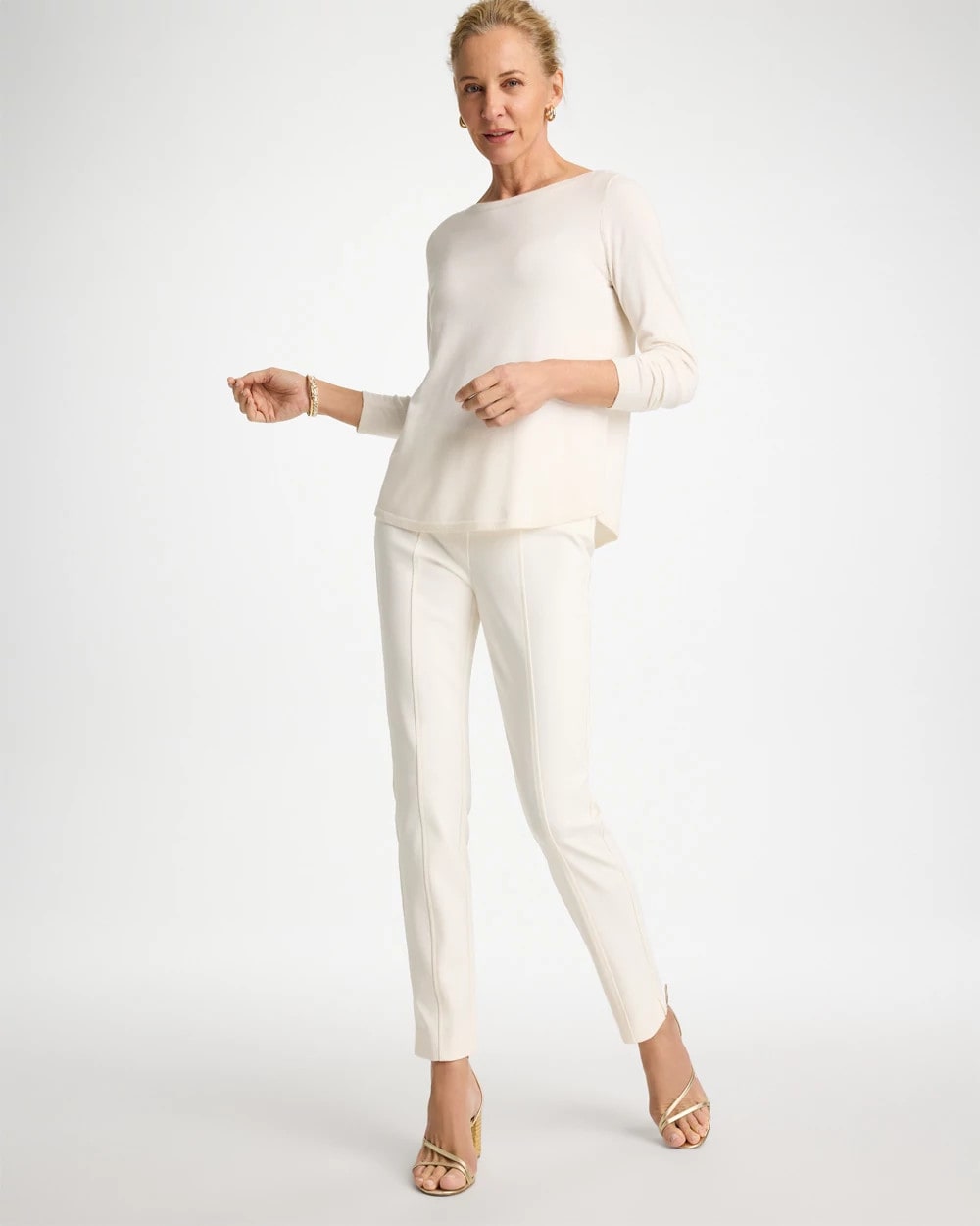 Juliet Bi-Stretch Slim Ankle Pants - US 8663