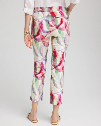 Brigitte™ Slub Slim Cropped Pants - US 4937