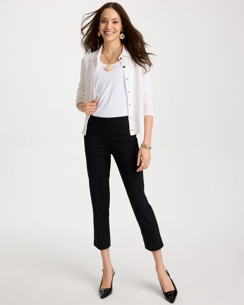 Brigitte™ Slim Pull-On Crop Pant - US 9923