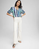 Satin Flare Pants - US 1131