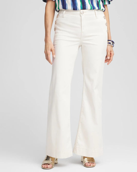 Satin Flare Pants - US 1131