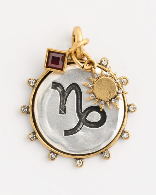 Capricorn Zodiac Charm Pendant - US 8870