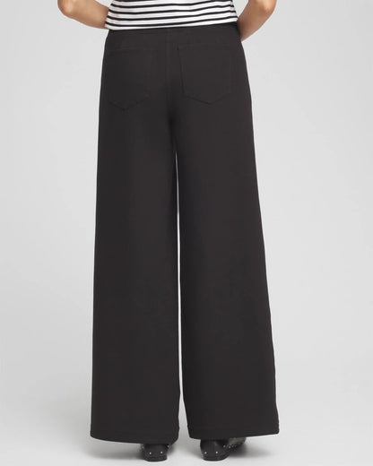 Cotton Stretch Wide Leg Pants - US 5936