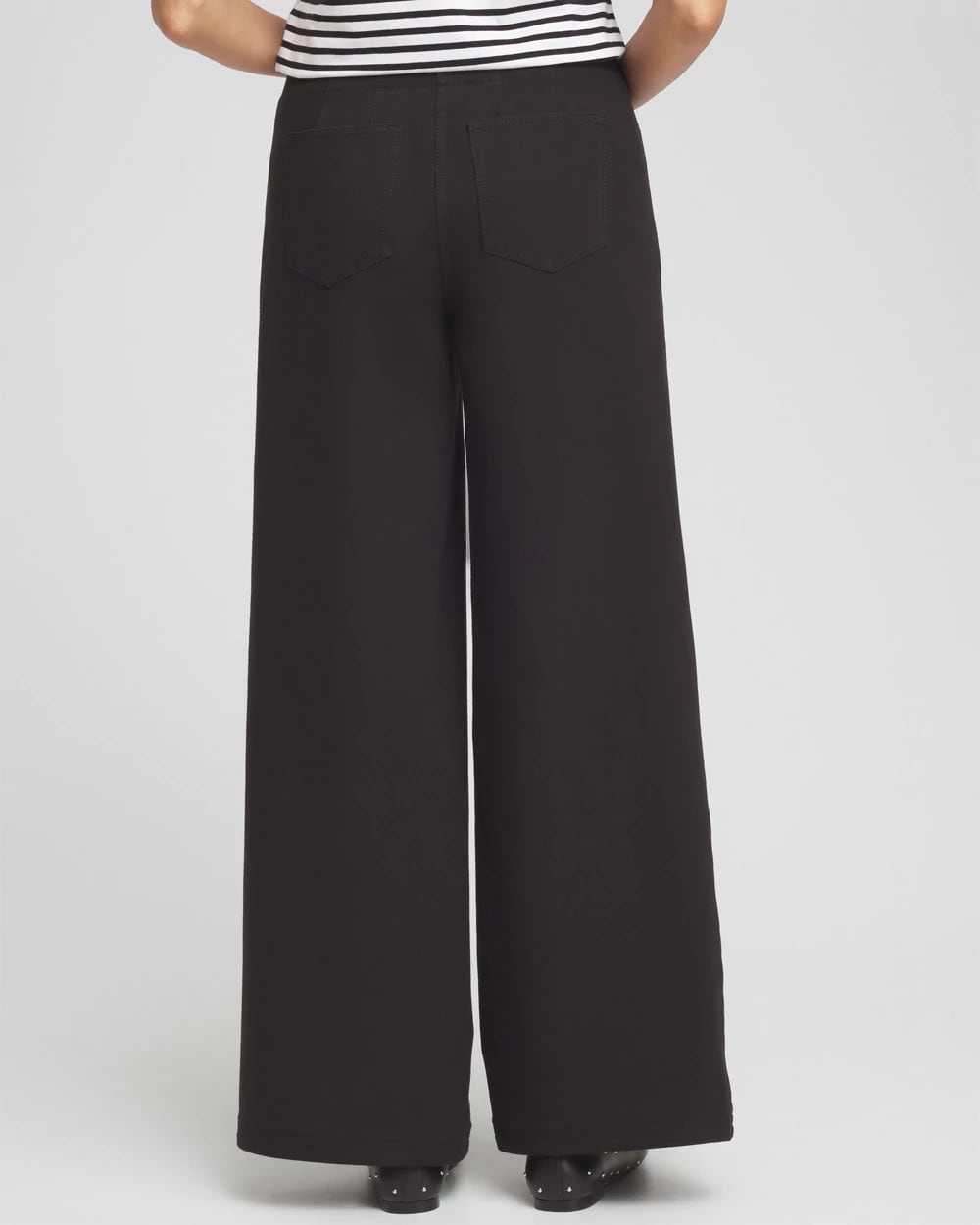 Cotton Stretch Wide Leg Pants - US 0838
