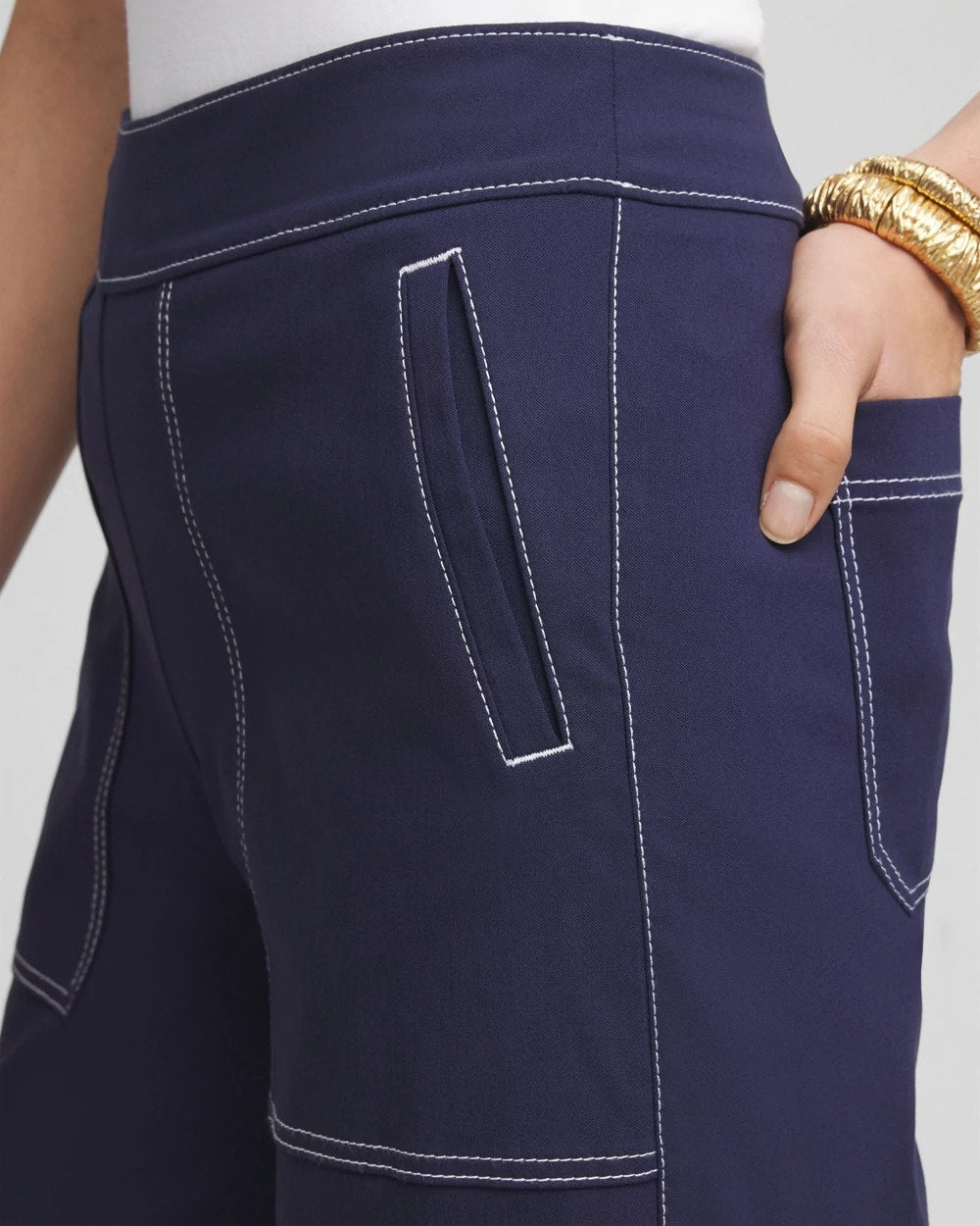 Brigitte™ Utility Wide-Leg Cropped Pants - US 8717