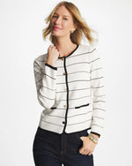 Contrast Tipped Sweater Blazer - US 1414