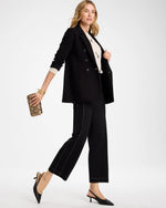Emme Wide-Leg Ponte Pants - US 9040