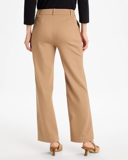 Emme Wide-Leg Ponte Pants - US 6109