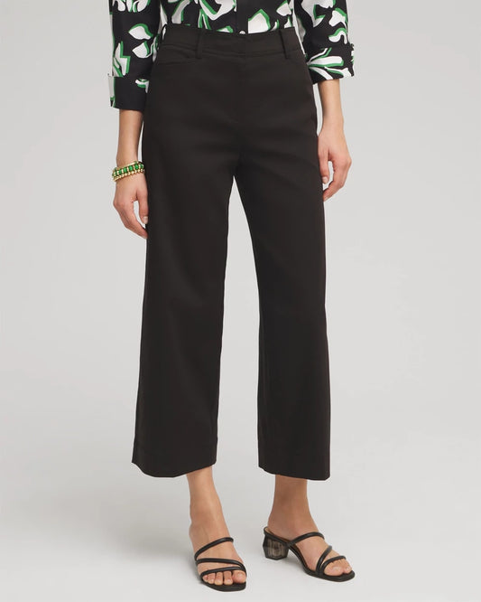 Cotton Sateen Cropped Pants - US 7332