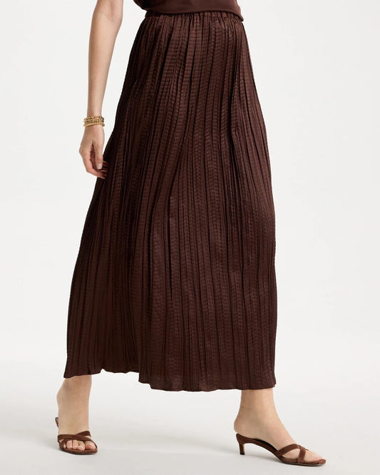 Satin Crinkle Maxi Skirt - US 5470