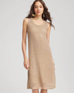 Crochet-Knit Sequins Tank Dress - US 5289