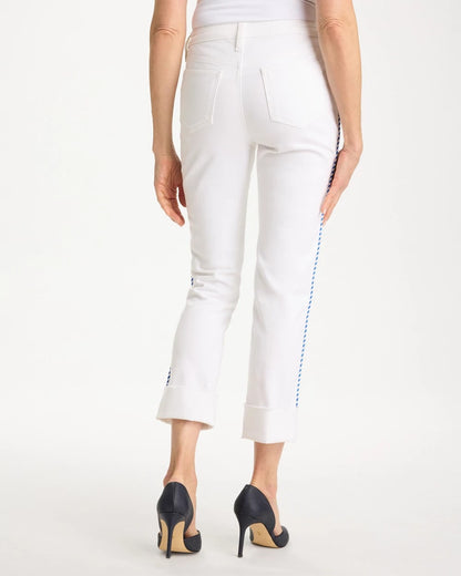 Girlfriend Roll Cuff Crop Jeans - US 8959