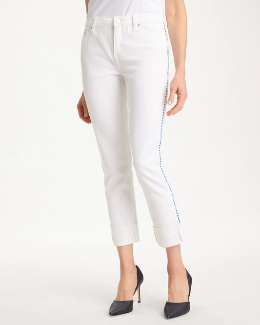Girlfriend Roll Cuff Crop Jeans - US 8959