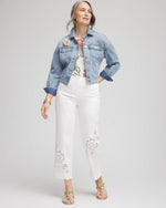 Sateen Cutout Cropped Pants - US 0449