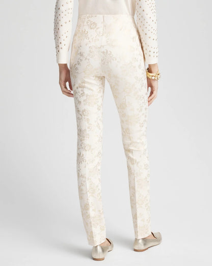 Juliet Foiled Ponte Pants - US 8061