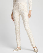 Juliet Foiled Ponte Pants - US 8061